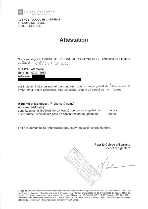 Modèle de lettre : Demande à la banque de mise à disposition de fonds