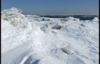 Banquise sur le fleuve