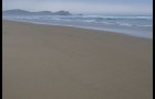 Plage au crépuscule