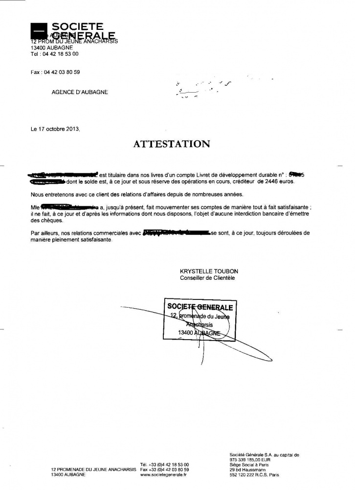 [PVT 2013] PVT et attestations de fonds / justificatif de fonds Page 160