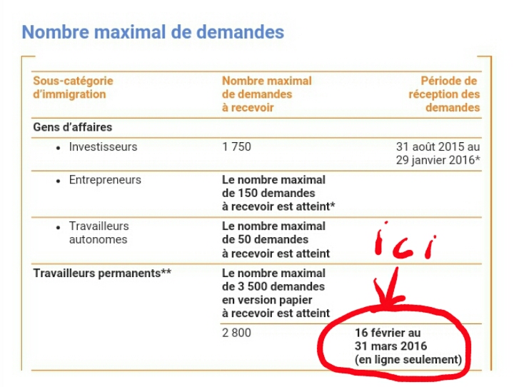 Demande Csq Du 16 Fevrier Au 31 Mars 2016 En Ligne Seulement