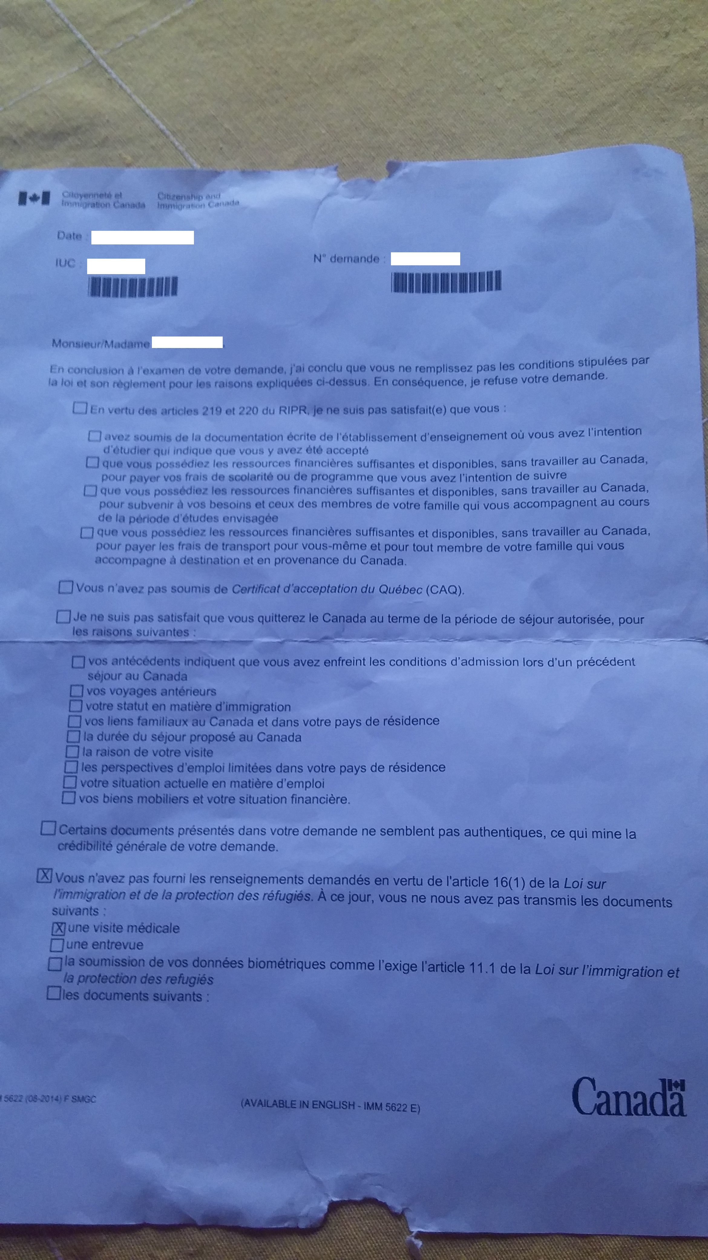 Refus De Permis D Etudes Pour Les Etudiants Africains Aide Et Conseils Page 2