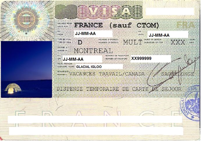 biometric visa france France son obtenir France Dossier: Les démarches PVT pour