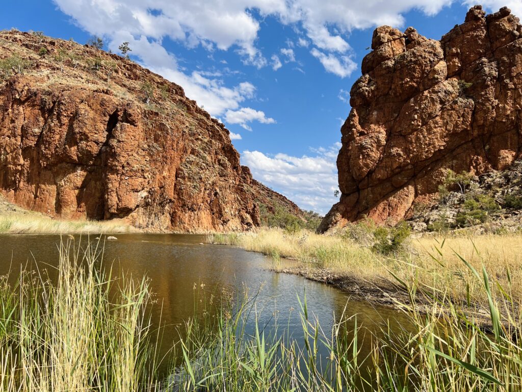 Mac Donnell Ranges en Australie.