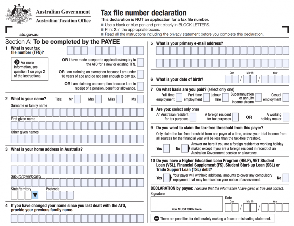 Everything You Need To Know About The Australian Tax File Number tfn 