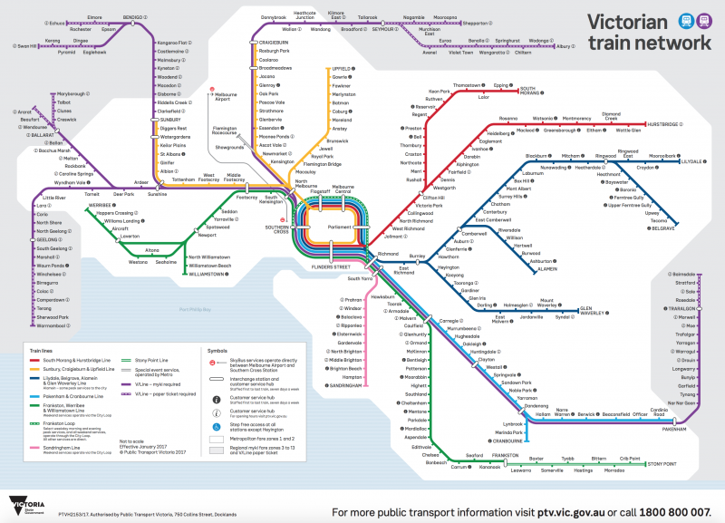 Carte-des-trains-et-vline-Melbourne