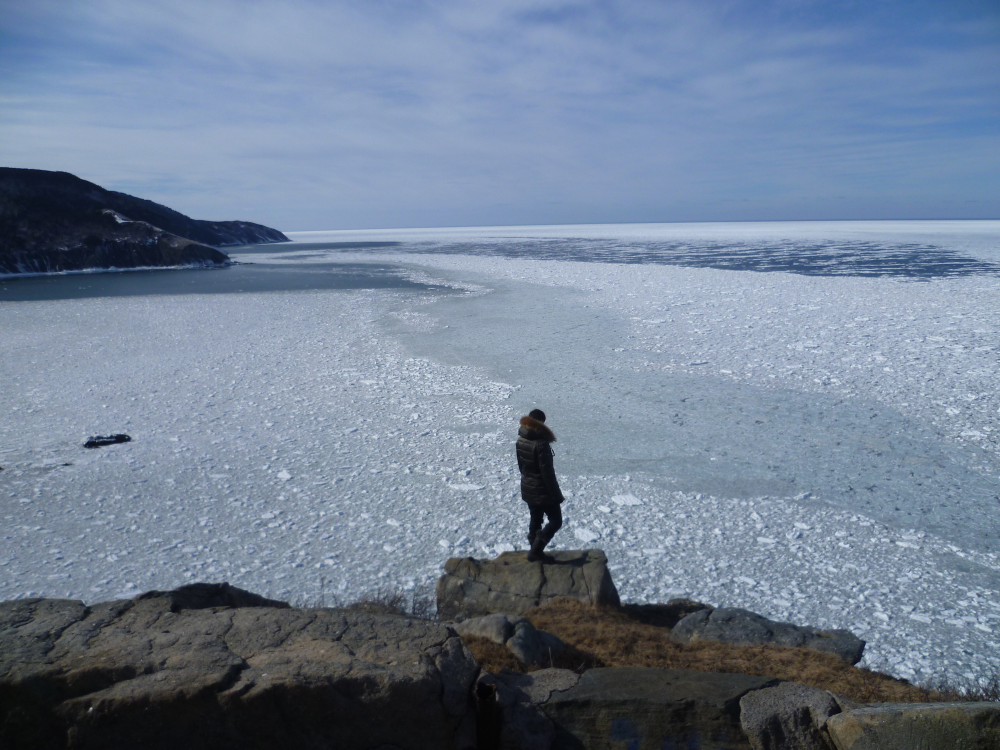 Hiver au Canada - Vue sur Meat Cove