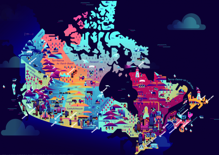 Canada Une Carte Interactive Pour Préparer Son Séjour Touristique 