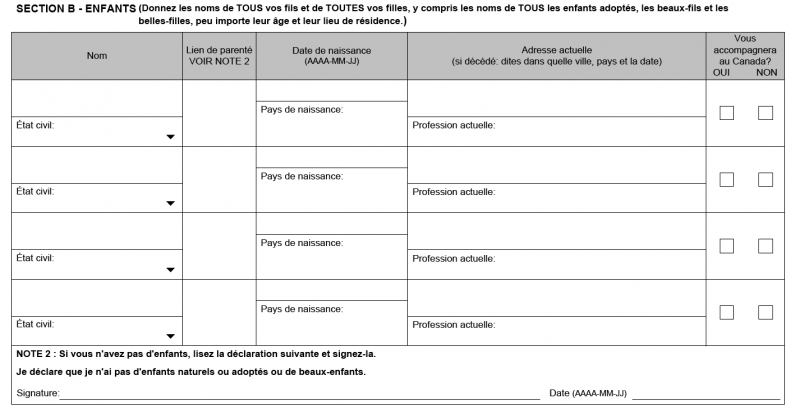 Section-B-formulaire-IMM5707-tutoriel-PVT-Canada