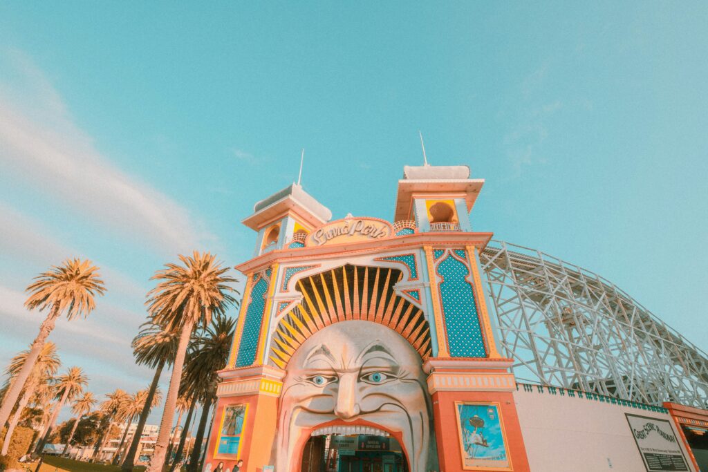 Le Luna Park de Melbourne.