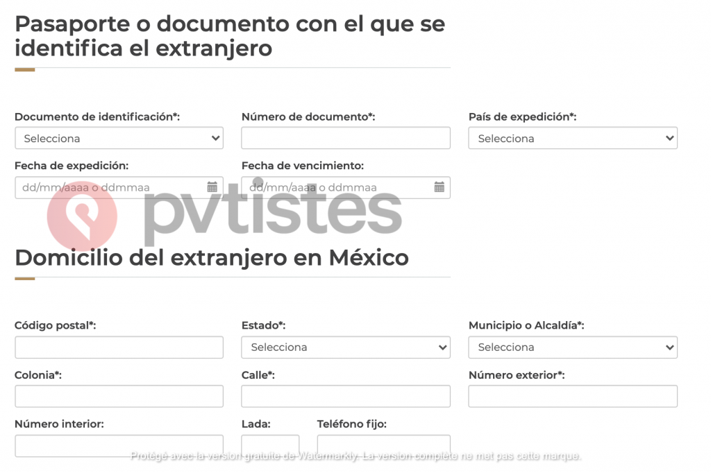 Les démarches administratives en arrivant en PVT au Mexique