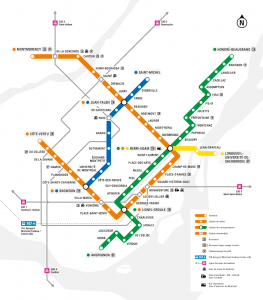 carte métro montréal