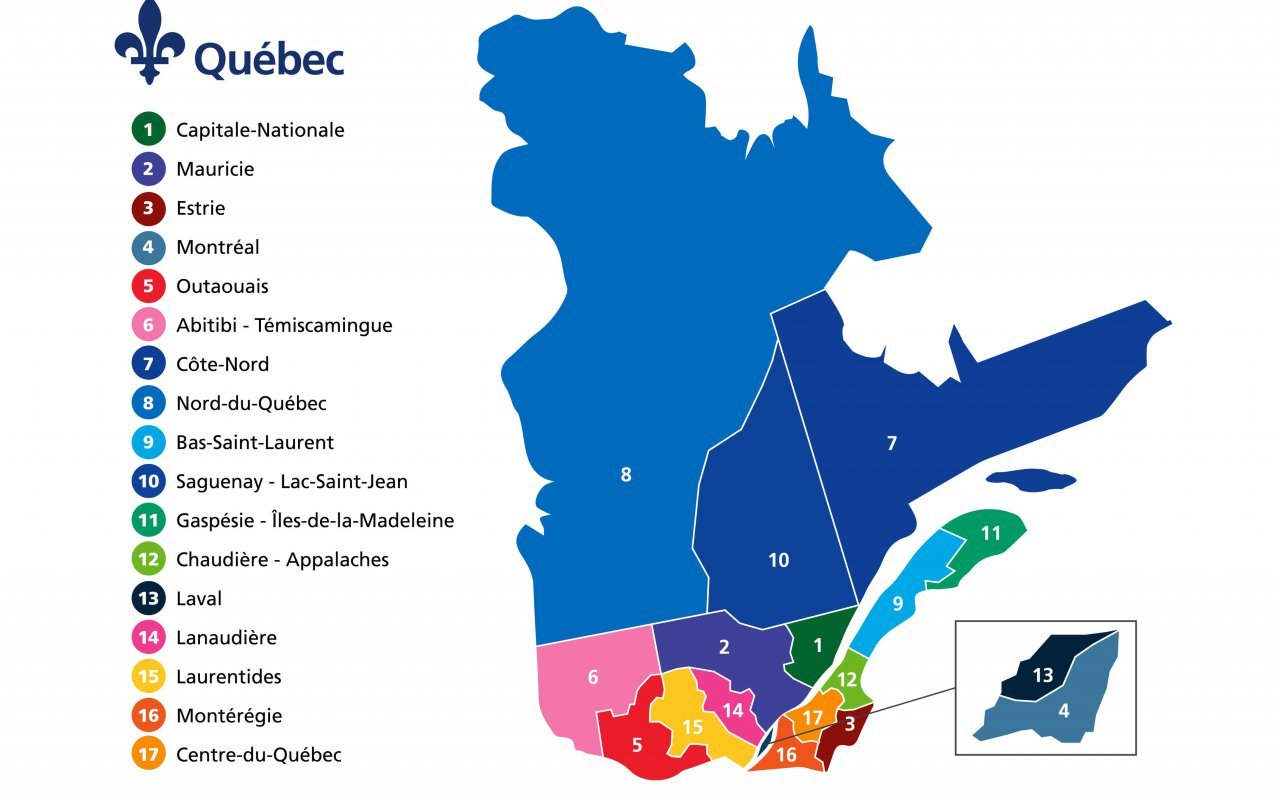 Régions du Québec