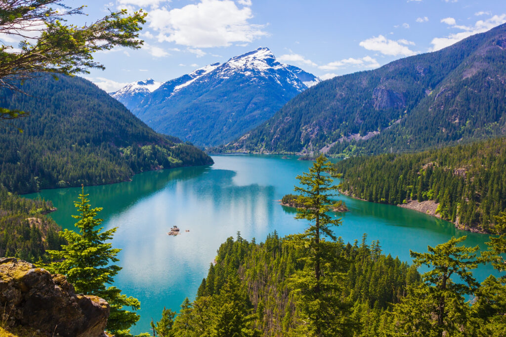 North Cascades Washington State mountains lake