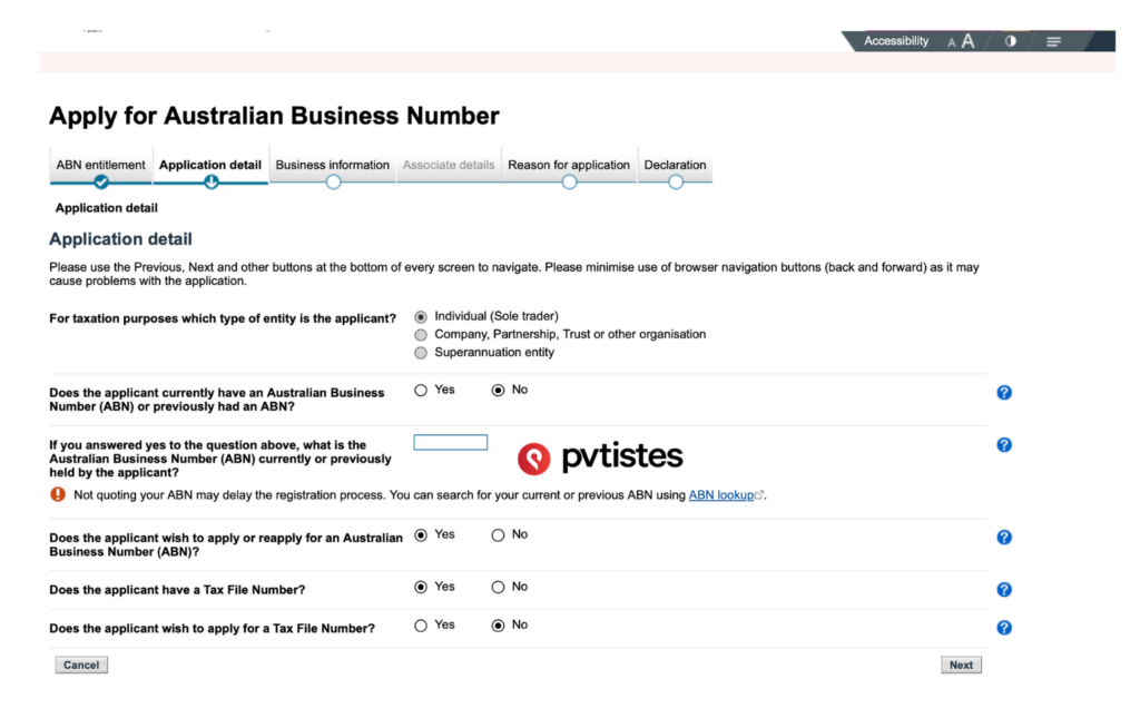 Demande d'ABN dans le cadre du PVT Australie pour devenir freelance.