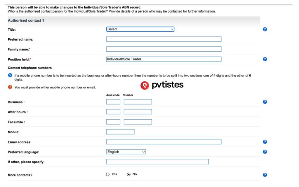 Demande d'ABN dans le cadre du PVT Australie pour devenir freelance.