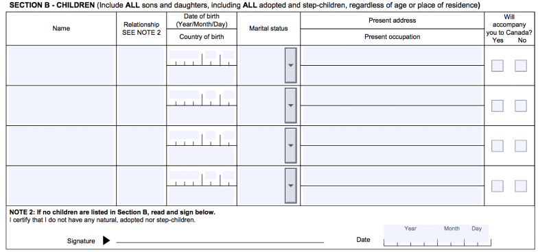 IEC application Canada