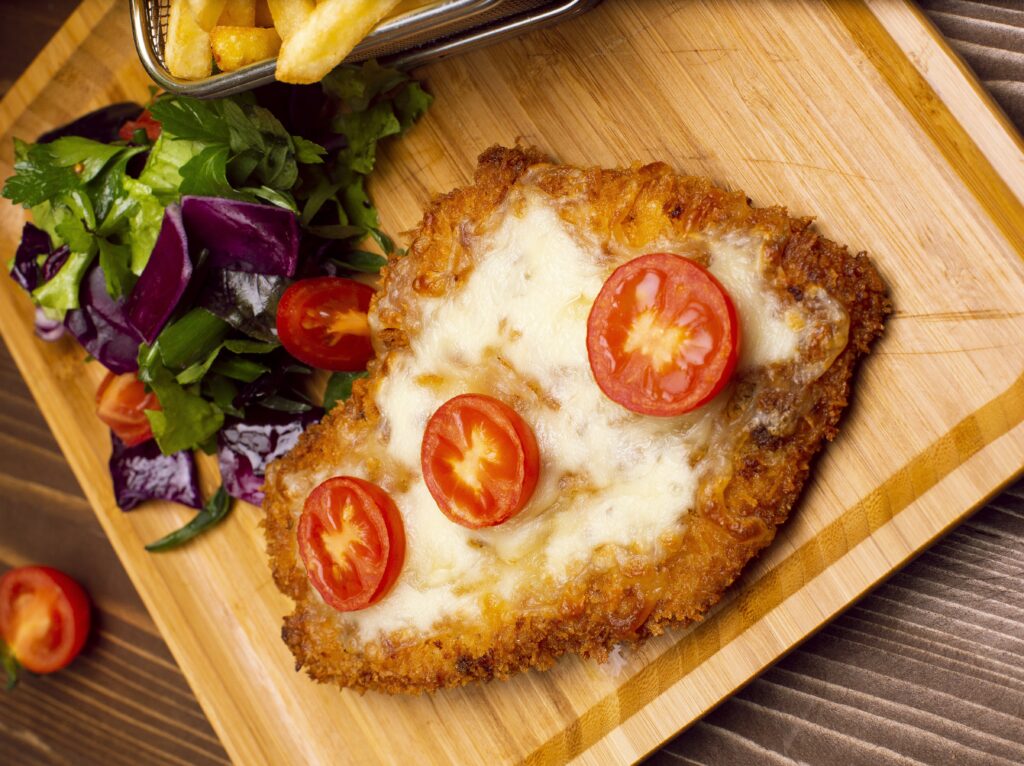 The top foods to try in Australia: chicken parmesan