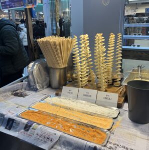 cuisine coreenne tornado potato