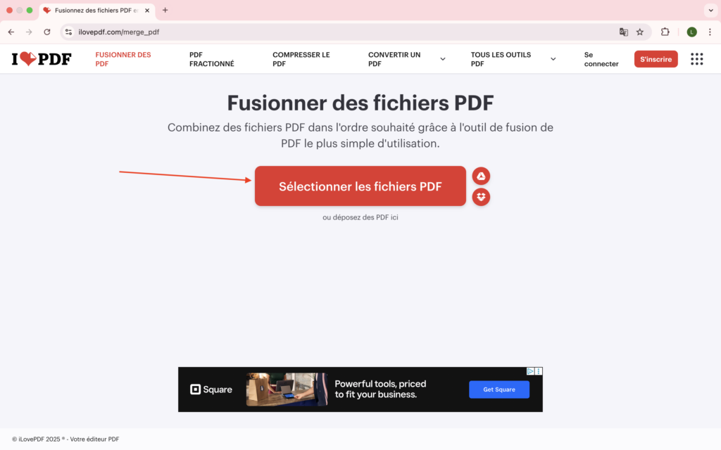 fusionner pdf