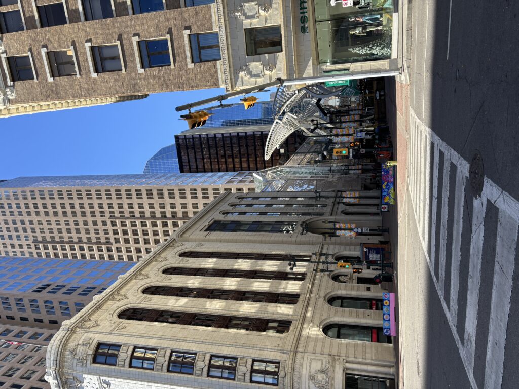 La rue centrale de Calgary